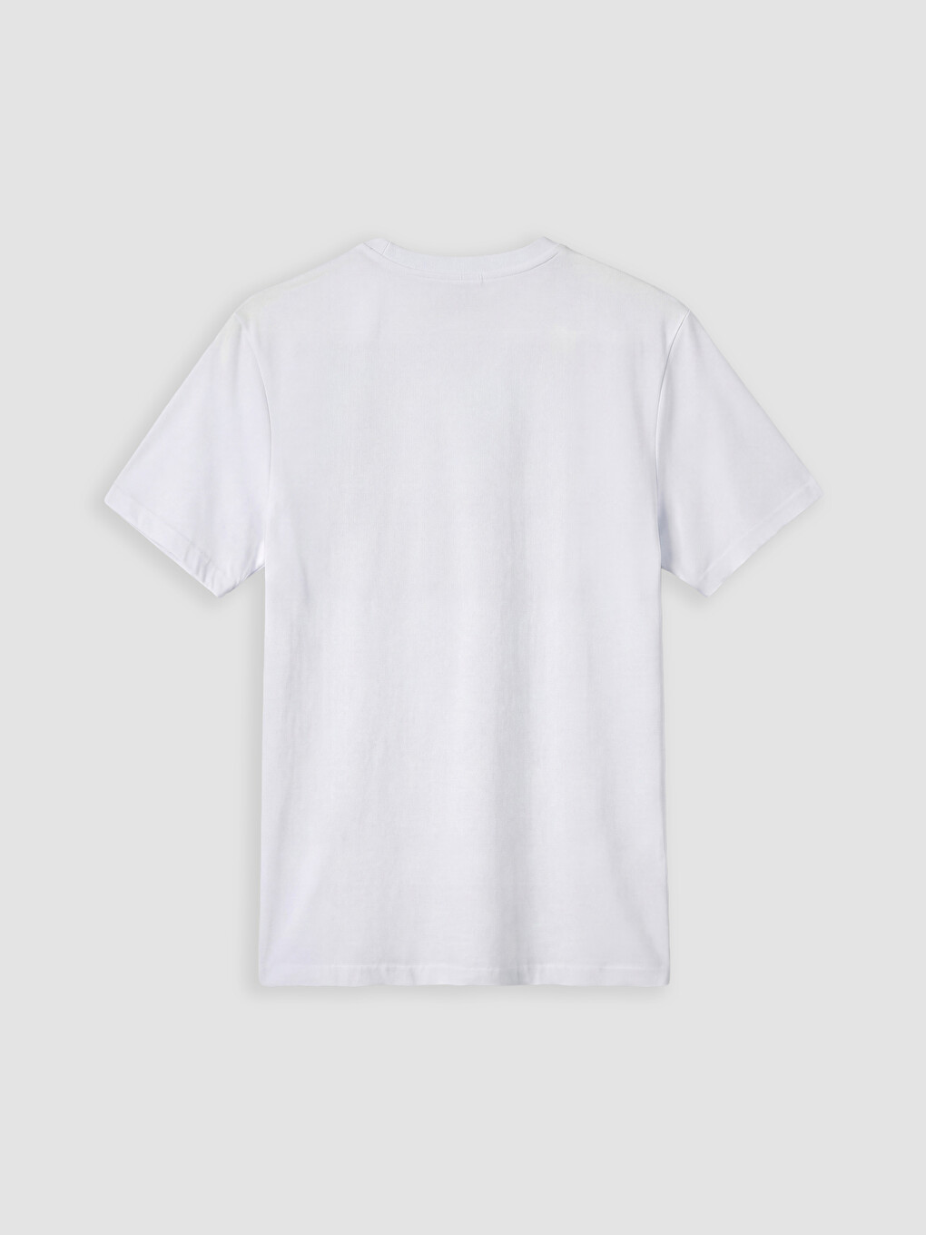 Beyaz Regular Fit %100 Pamuk Basic Erkek Tişört 3'lü-1