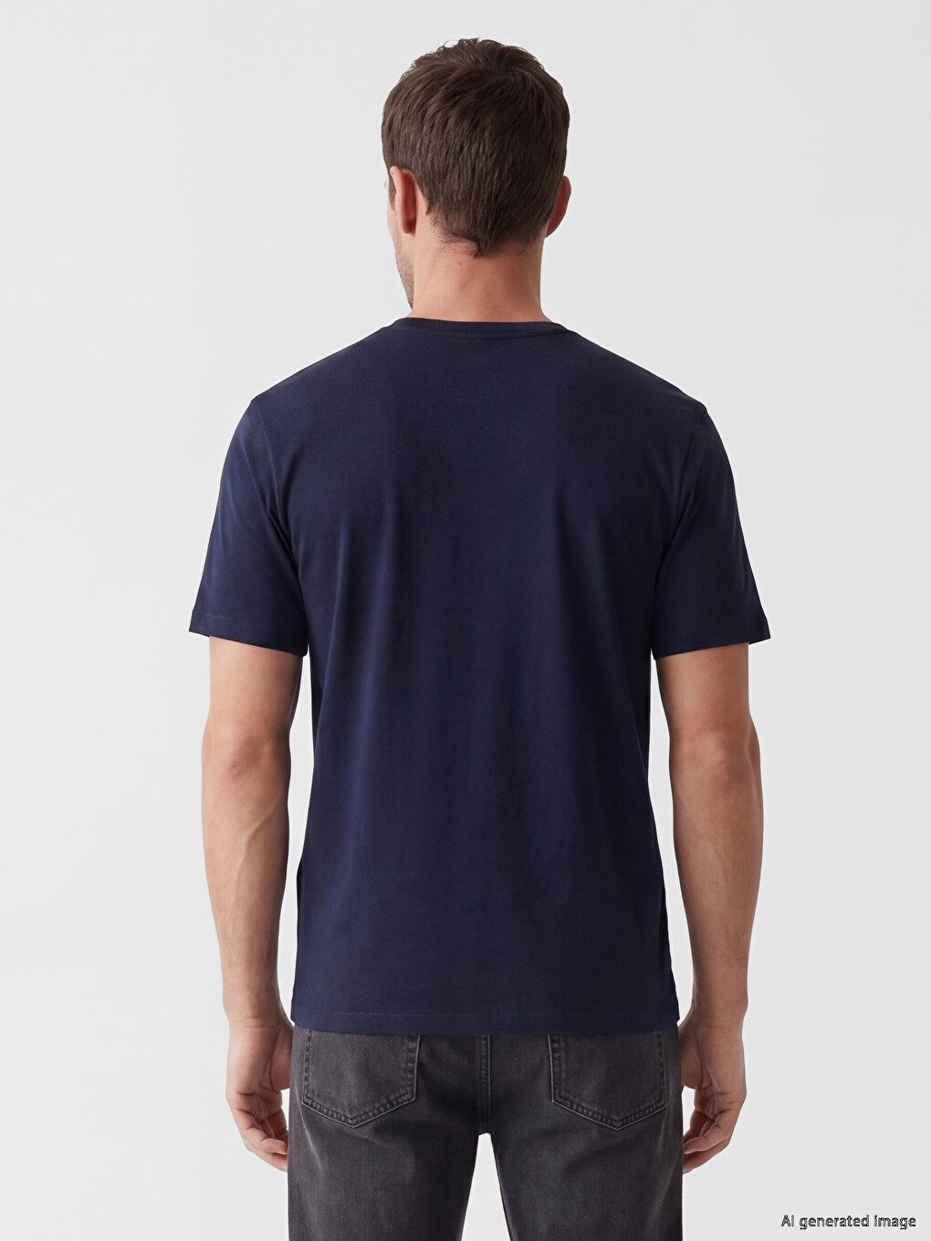 Regular Fit Basic muška majica od 100% pamuka, pakovanje od 3 komada-5