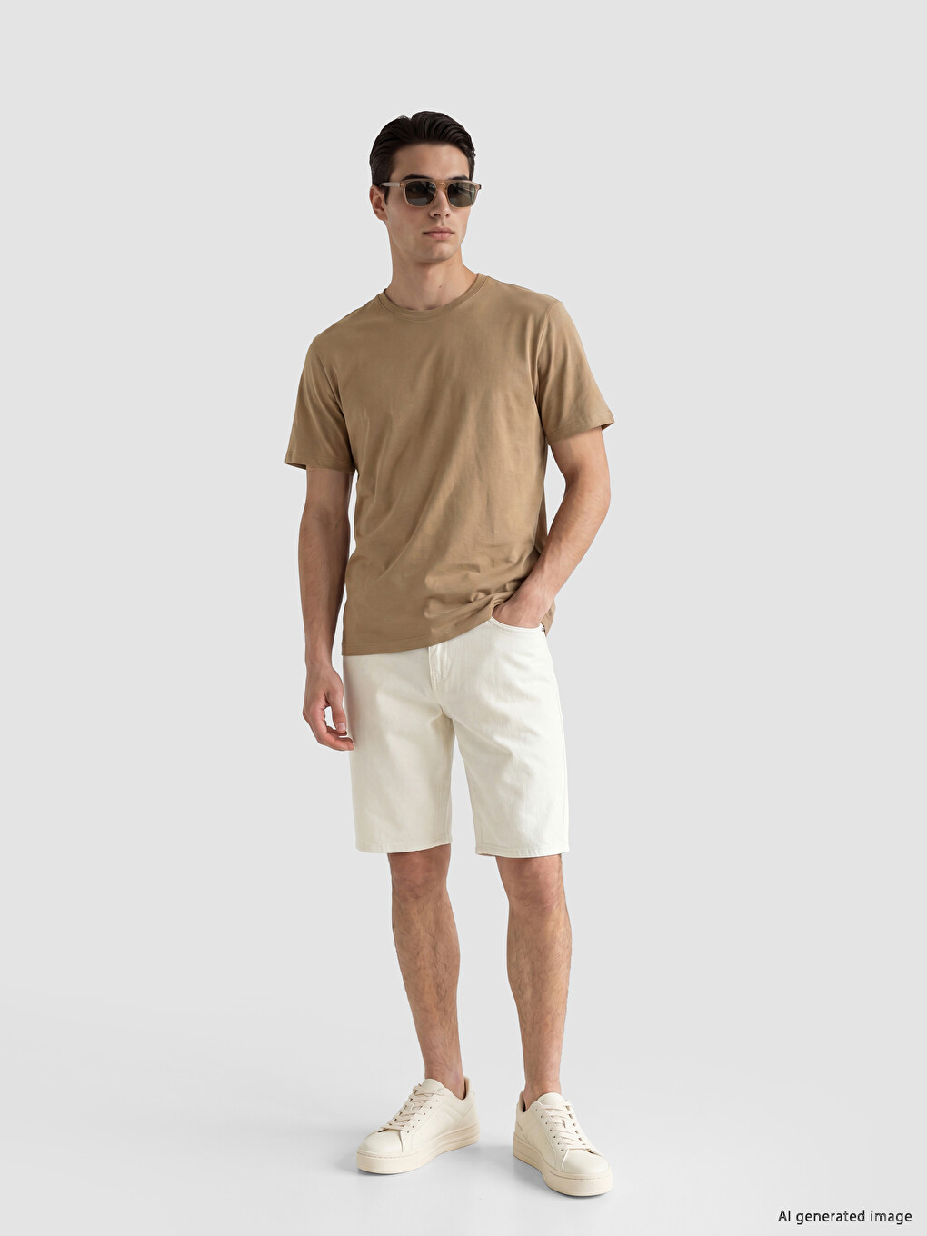 Regular Fit 100% Cotton Basic Men's T-shirt 3-pack-4