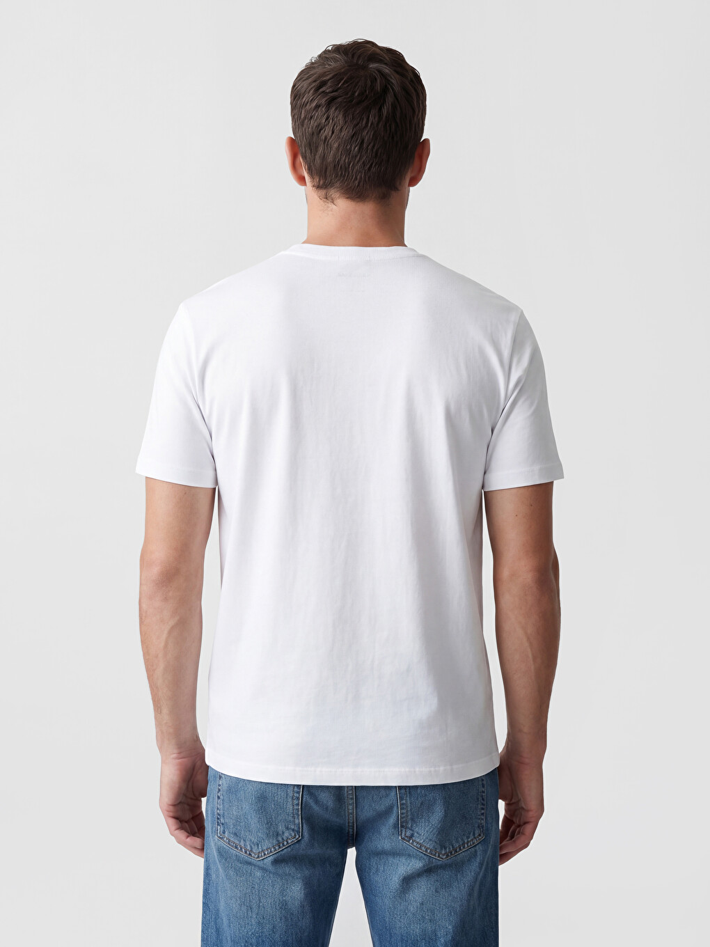 Regular Fit 100% Cotton Basic Men's T-Shirt 3-Pack-2