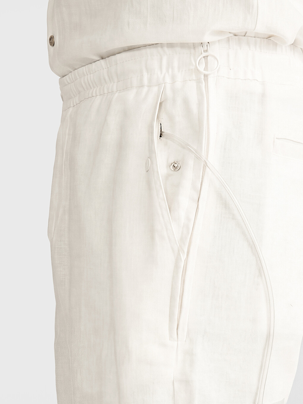 Regular Fit Linen Blend Men's Shorts-2