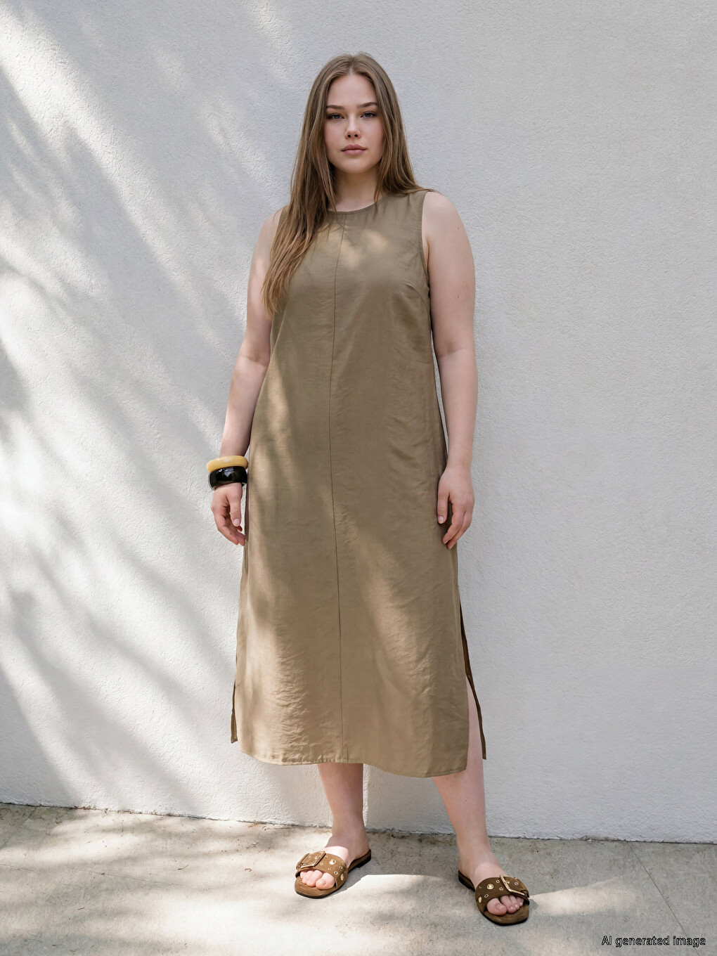 Rochie De Damă Mărimi Mari Din Amestec De Modal-1