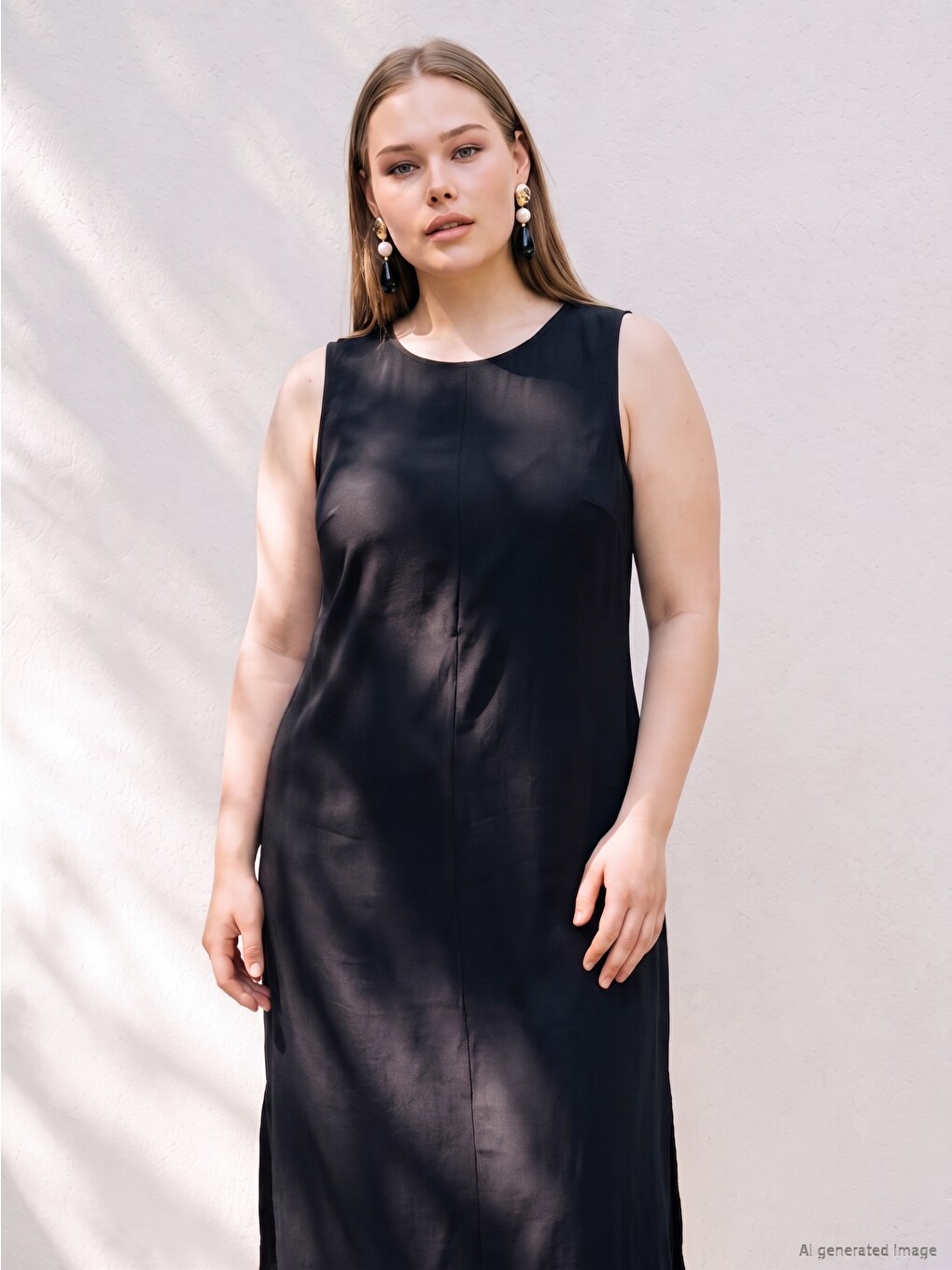 Rochie De Damă Mărimi Mari Din Amestec De Modal