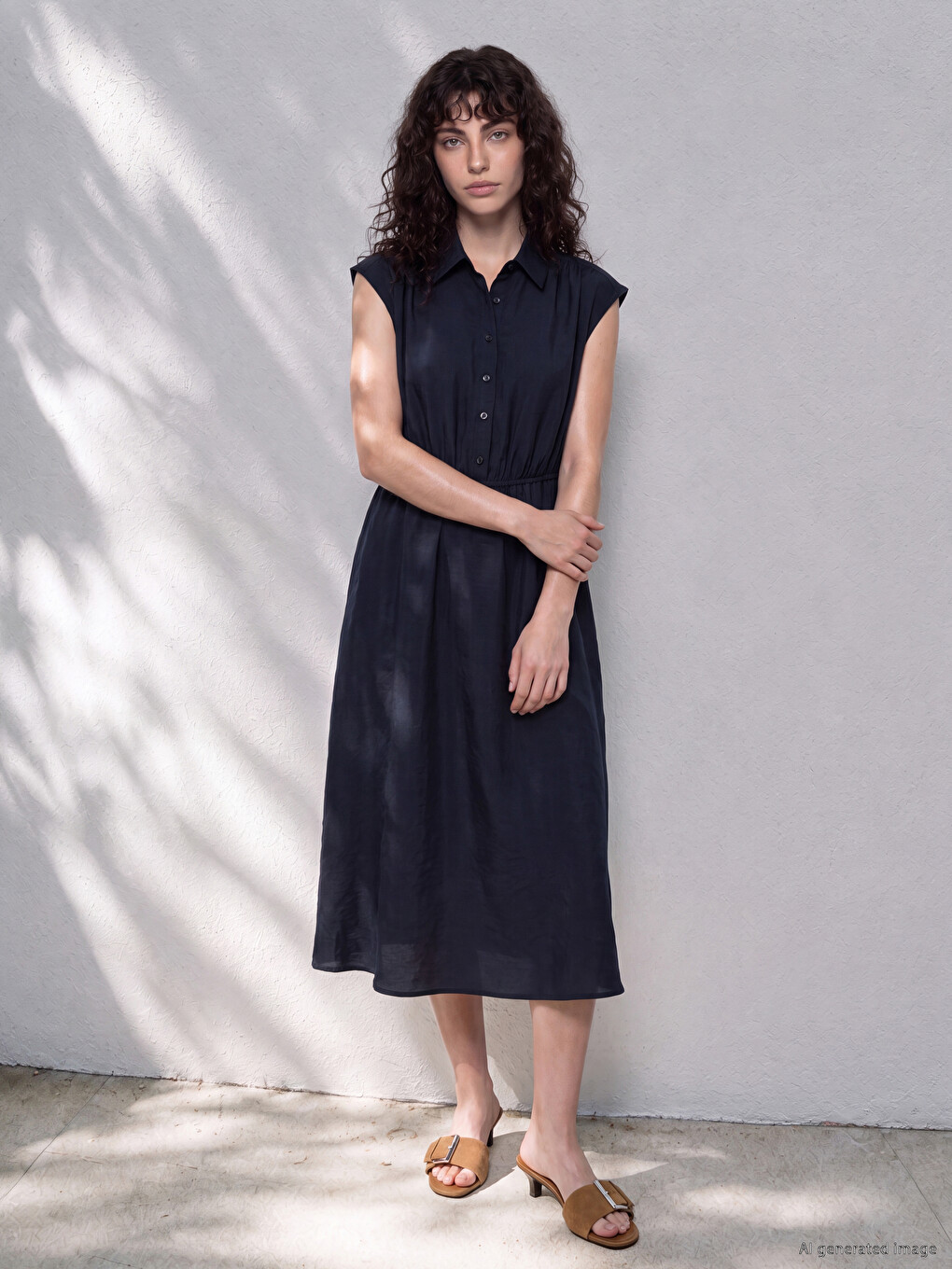 Waist-fitted Modal Blend Dress
