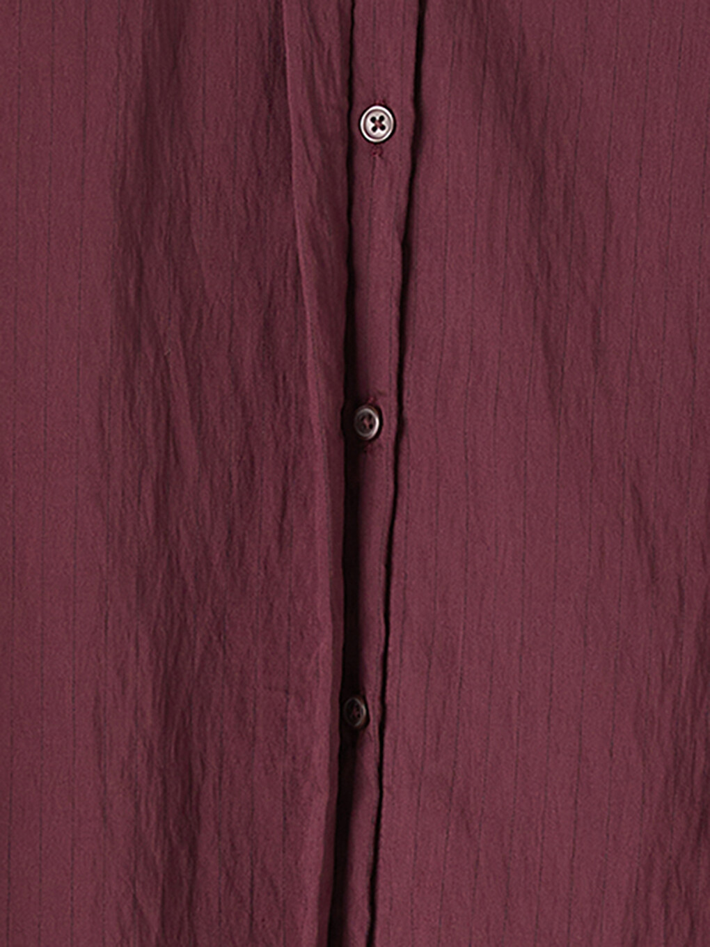 Bordo Modal Karışımlı Kadın Gömlek Tunik-3