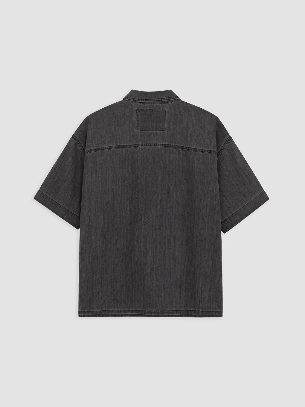 Regular Fit Men's Jean Shirt-1