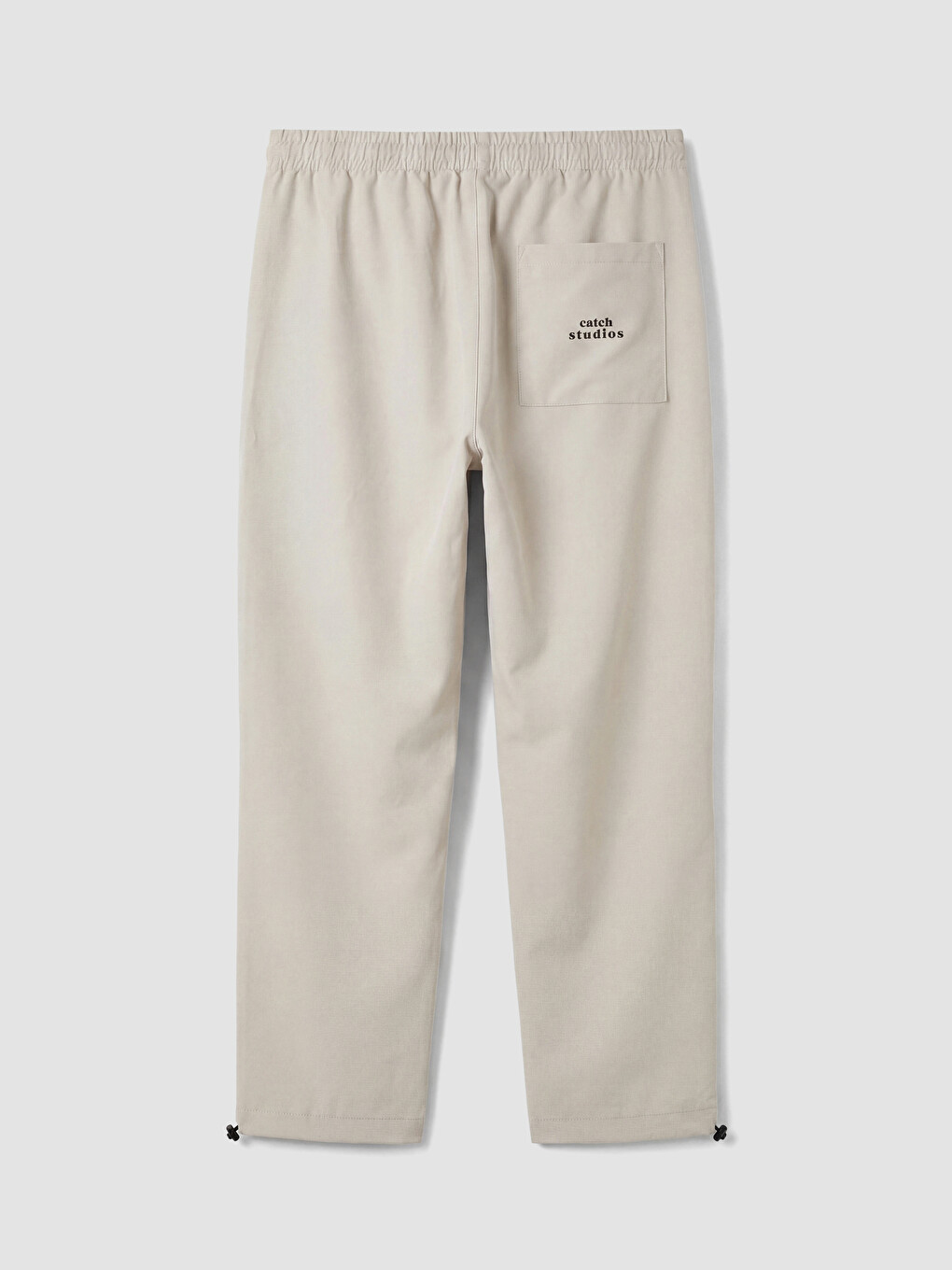 Bej Loose Fit Erkek Pantolon-5