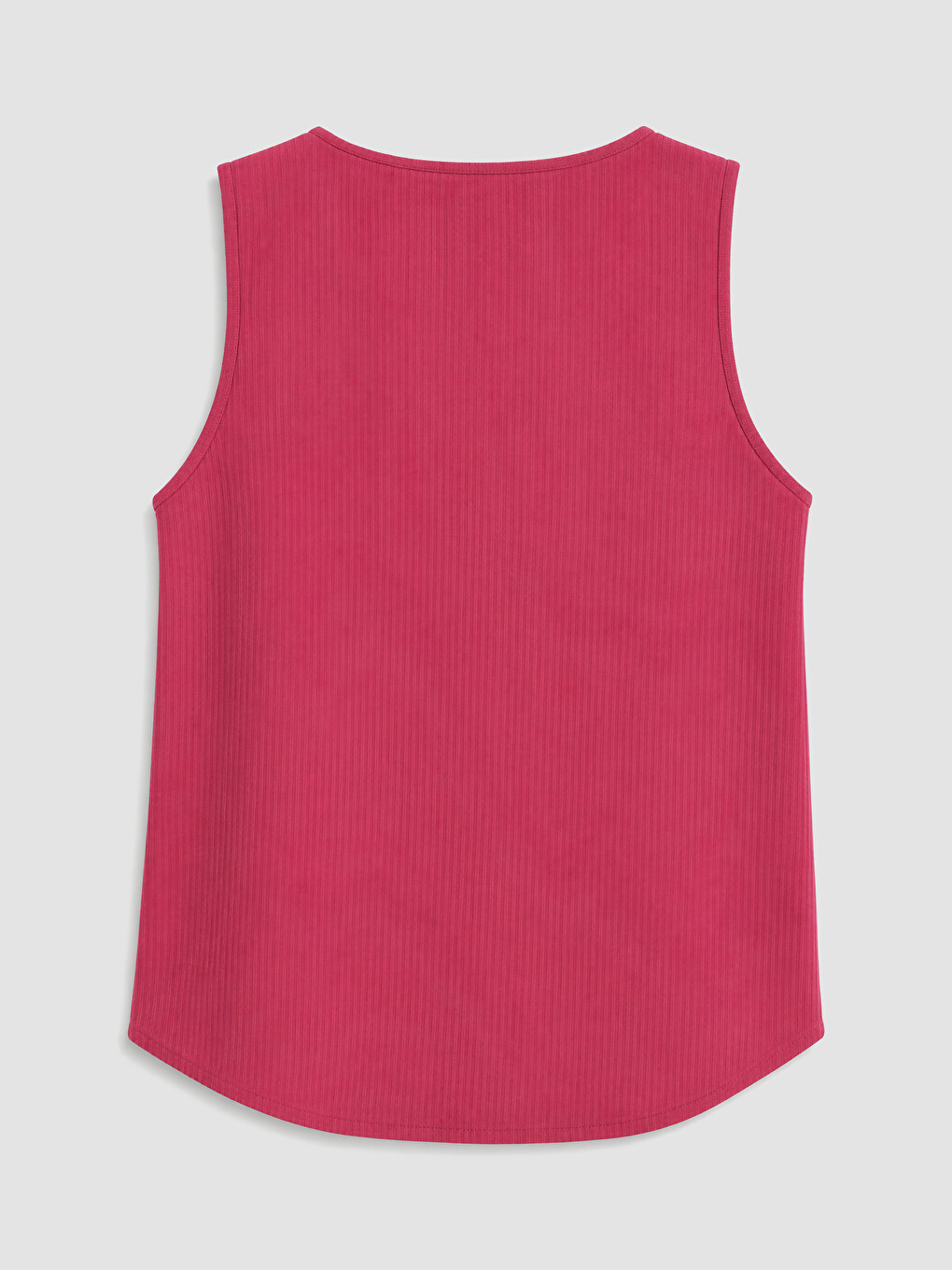 V Neck Ribbed Blouse-2