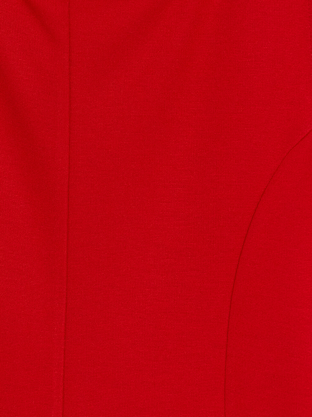 Kırmızı Büyük Beden Fırfırlı Peplum Bluz-1