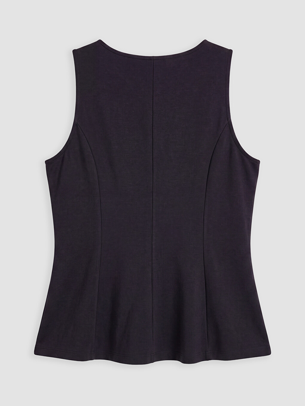Siyah Büyük Beden Fırfırlı Peplum Bluz-2