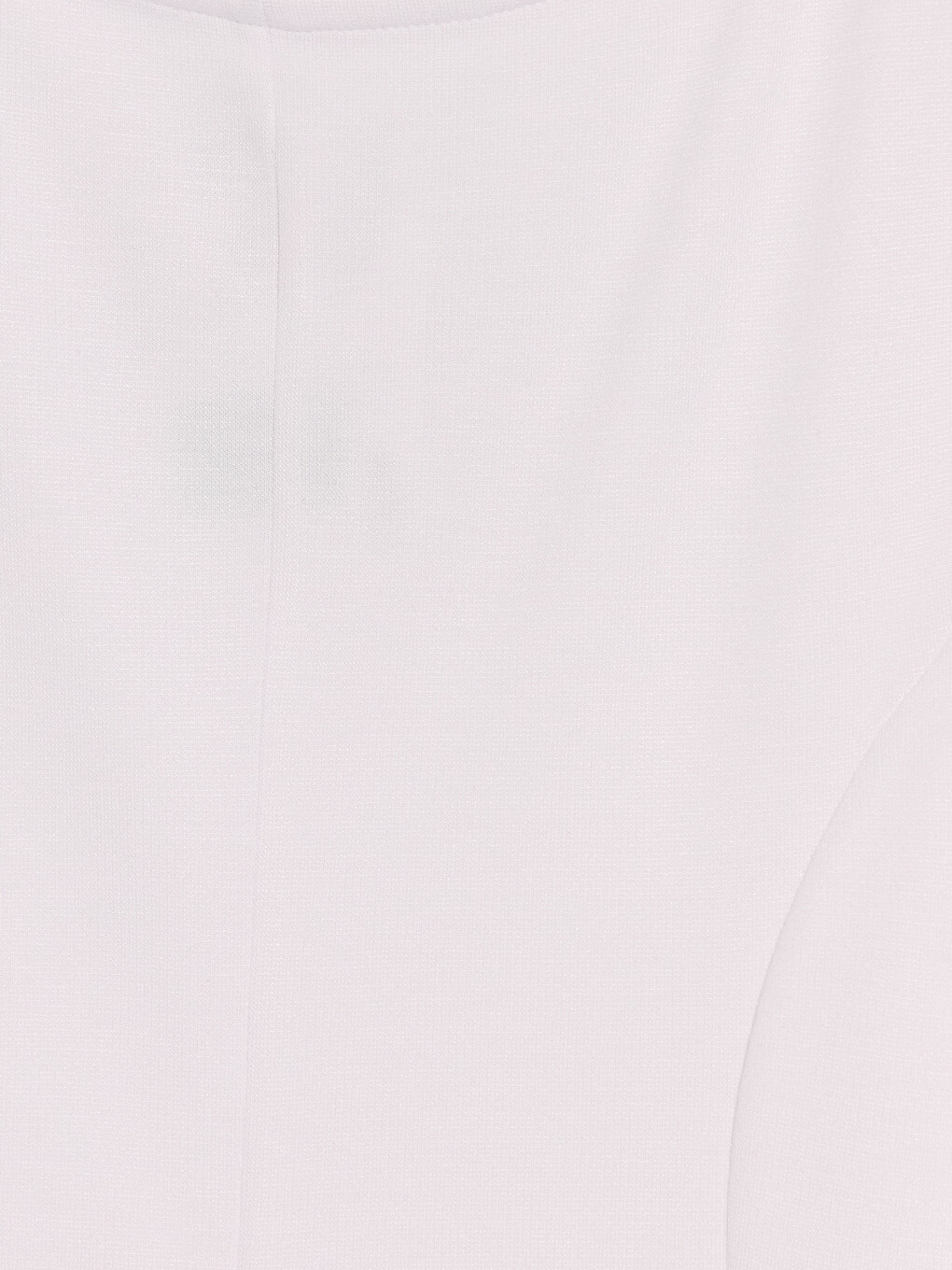 Beyaz Büyük Beden Fırfırlı Peplum Bluz-1