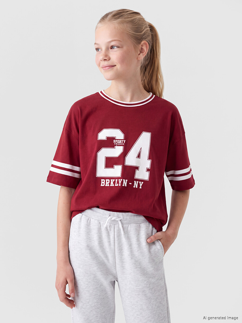 Printed Girls' T-shirt-1