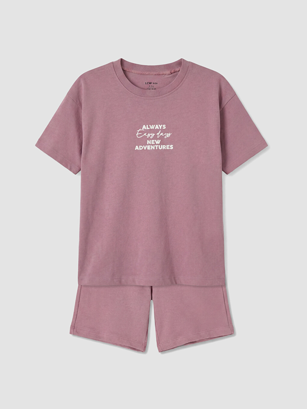 Pembe Baskılı Erkek Çocuk Takım