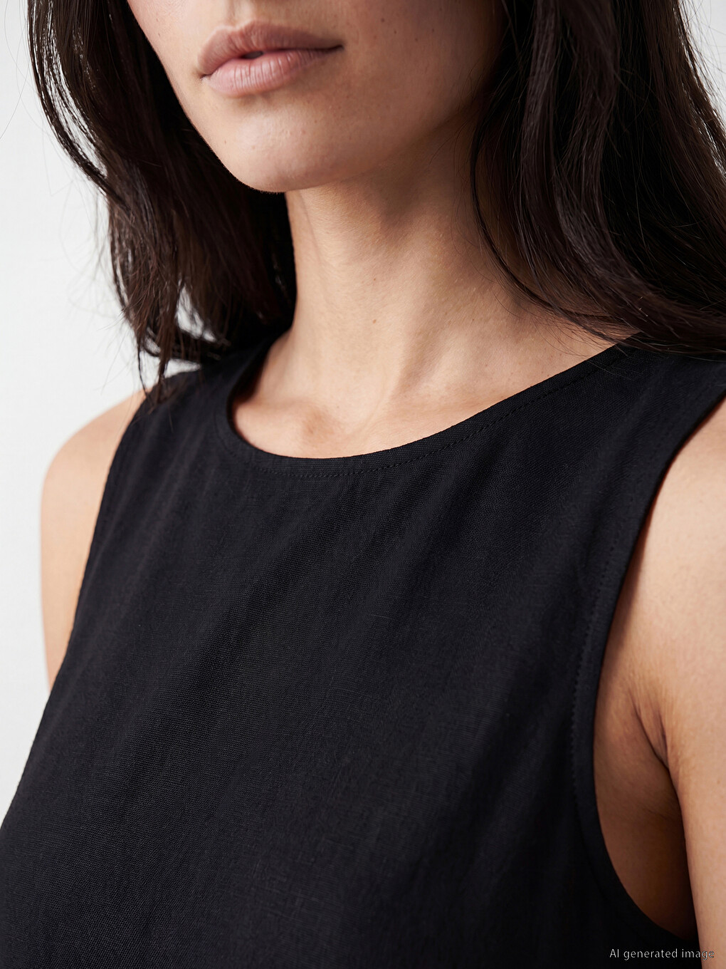 Crew Neck Embroidered A-line Mini Dress-2