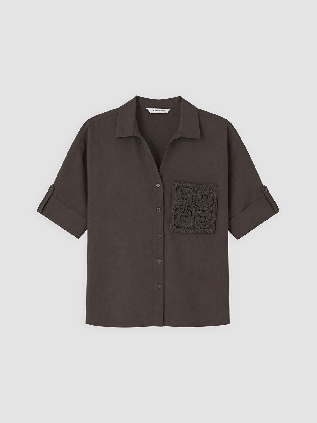 Woman Brown Shirt-4
