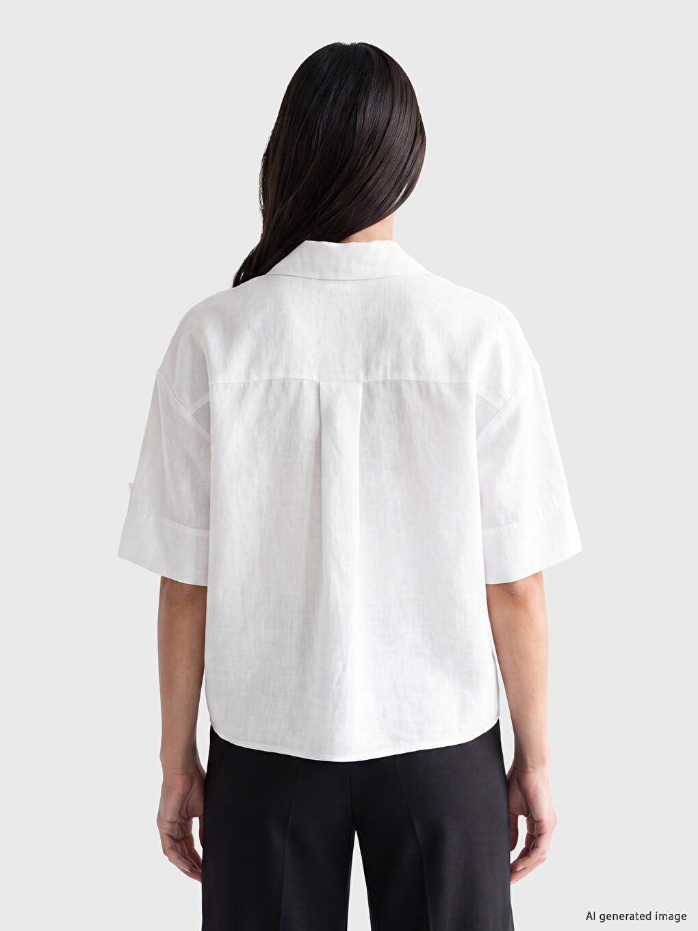 Woman White Shirt-3