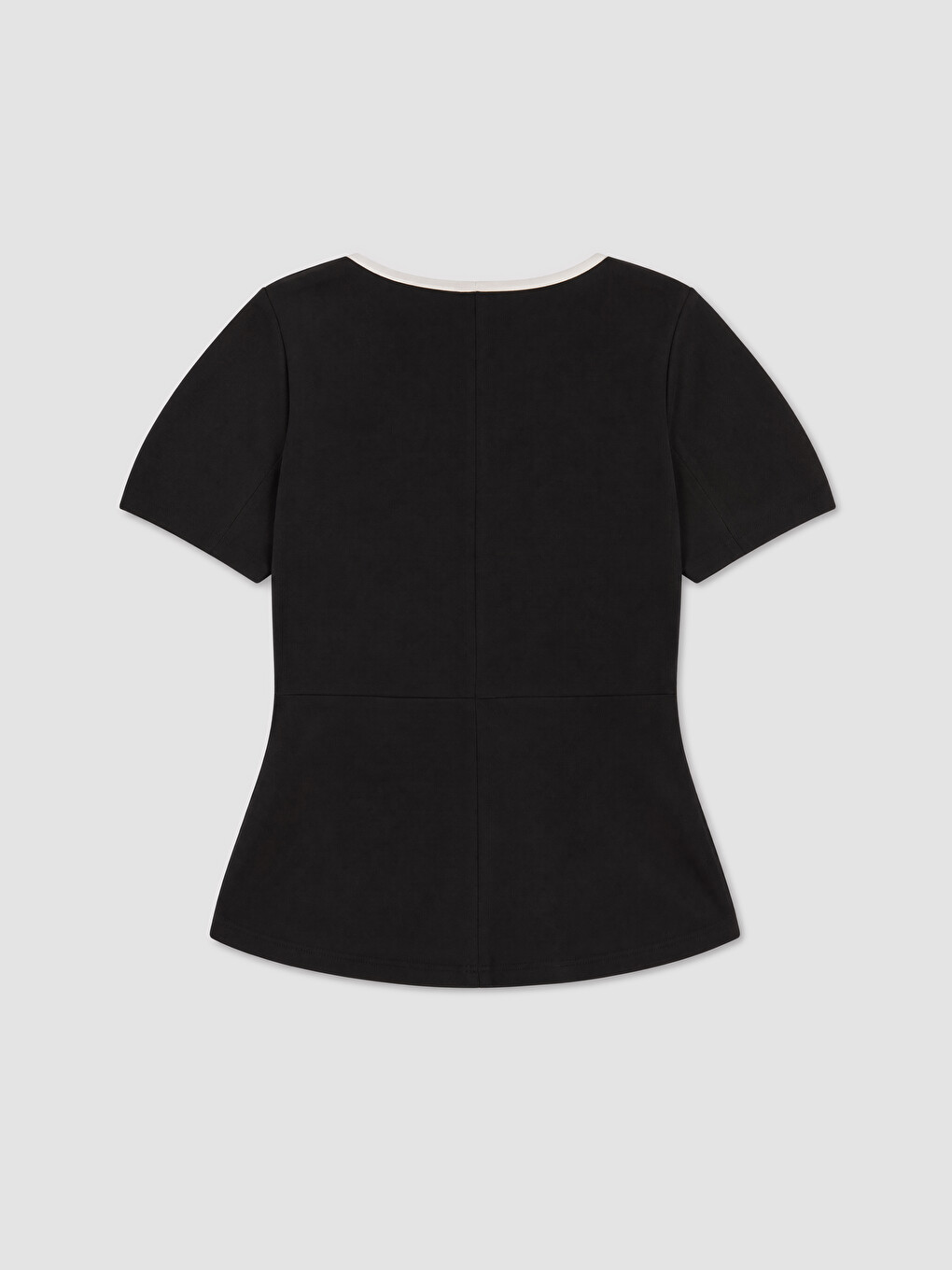 Peplum Bluza sa Okovratnikom sa Izrezom-1