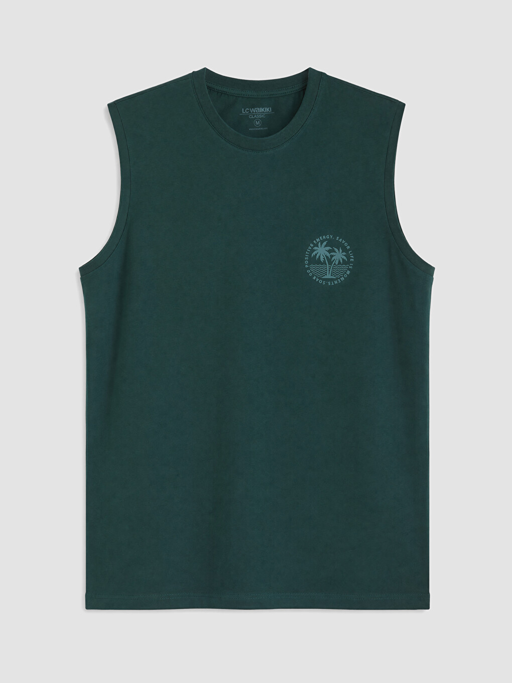 Crew Neck Men's Sleeveless T-shirt