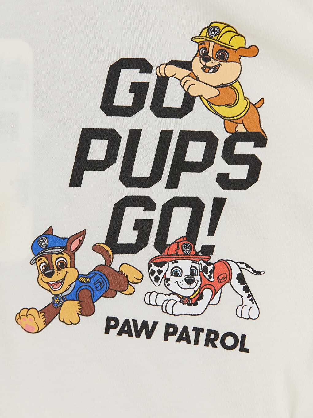 Bej Paw Patrol Baskılı Erkek Çocuk Şortlu Takım-7