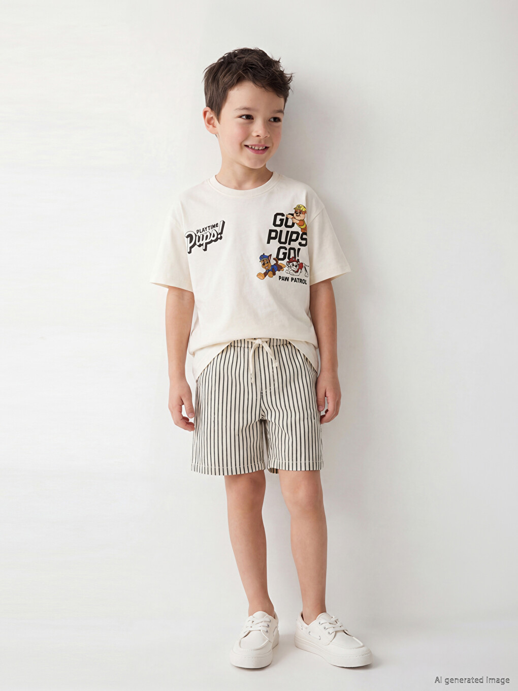 Paw Patrol Printed Boys' Shorts Set