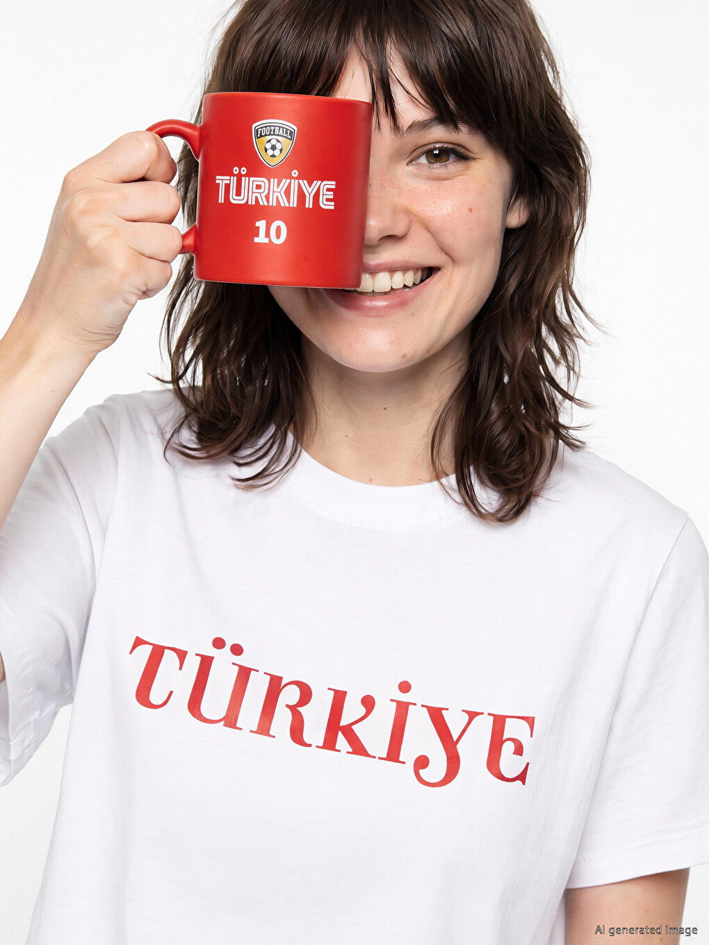 Turkey Printed Football Themed Mug