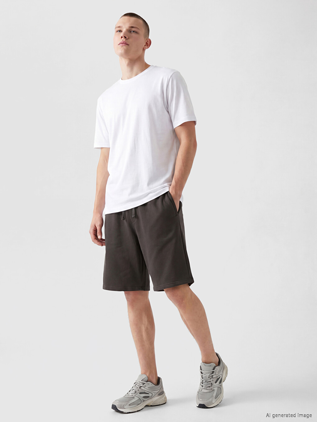Man Anthracite Shorts-1