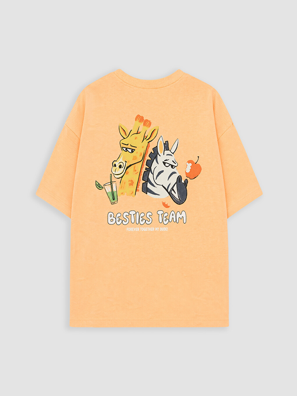 Crew Neck Printed Boys' T-shirt-2