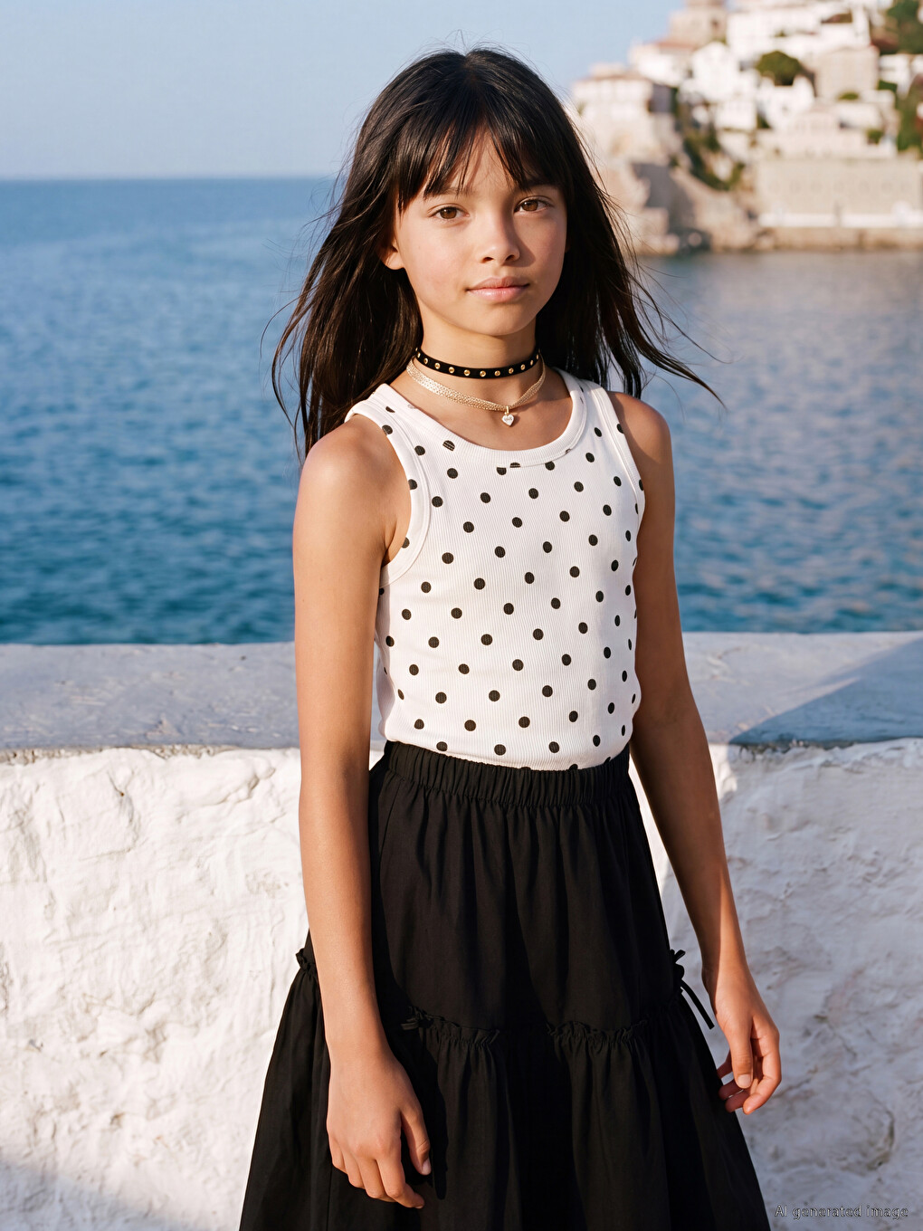 Polka Dot Girls' Tank Top