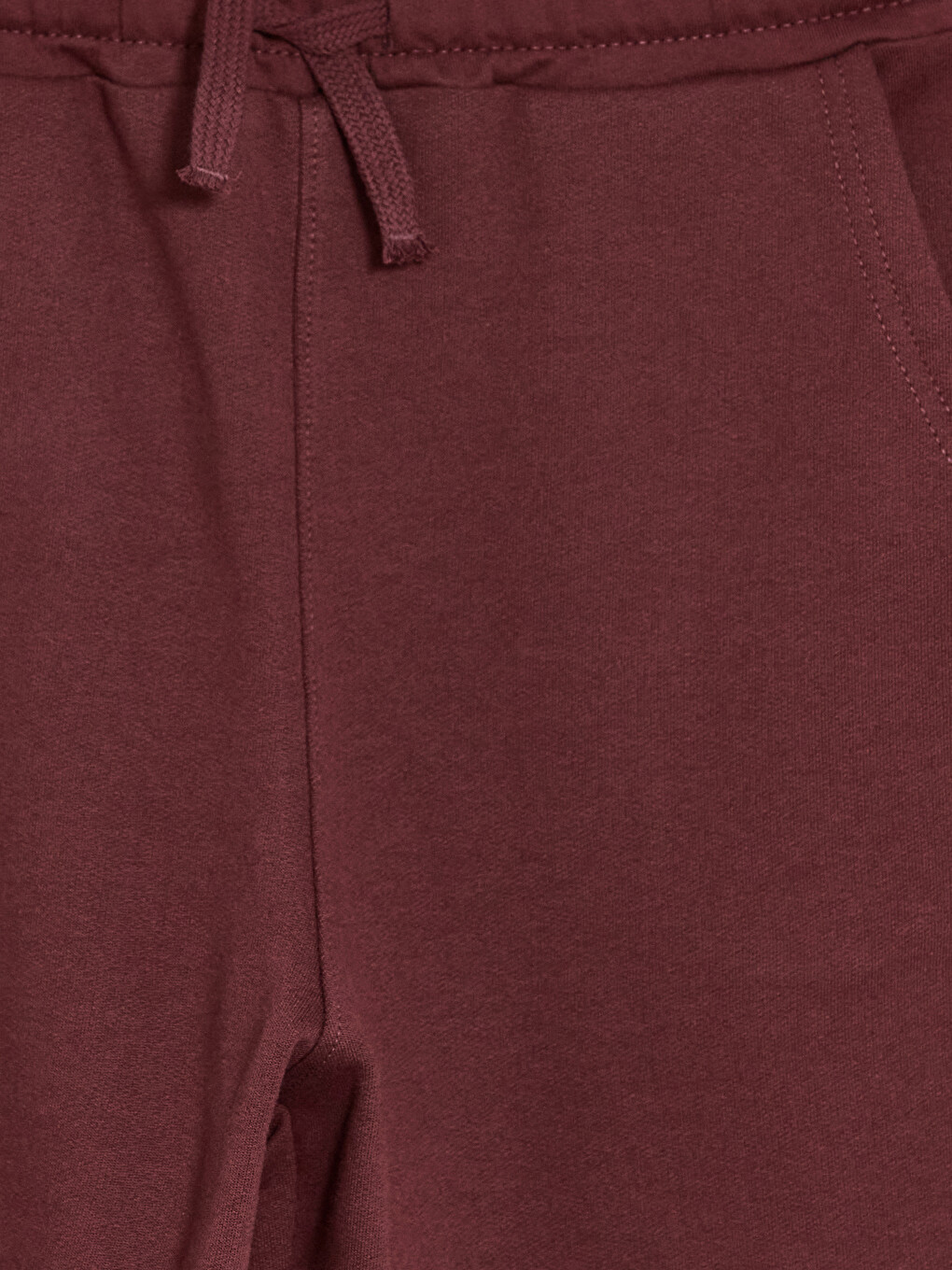 Bordo Beli Lastikli Erkek Çocuk Şortlu Takım-6