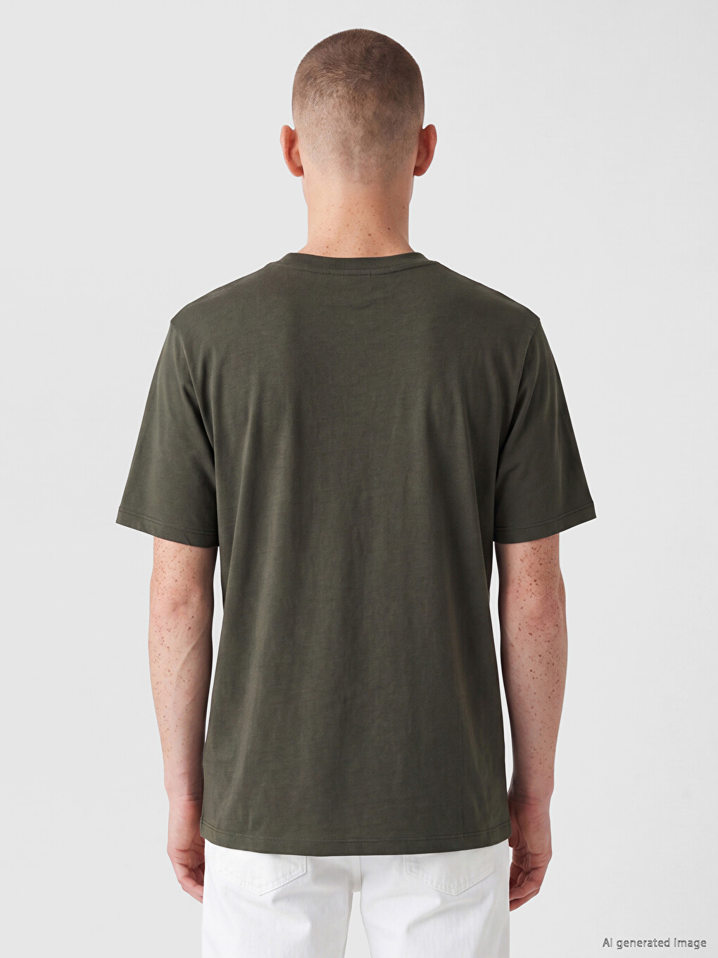 Crew Neck Cyprus Slogan Printed Men's T-shirt-3
