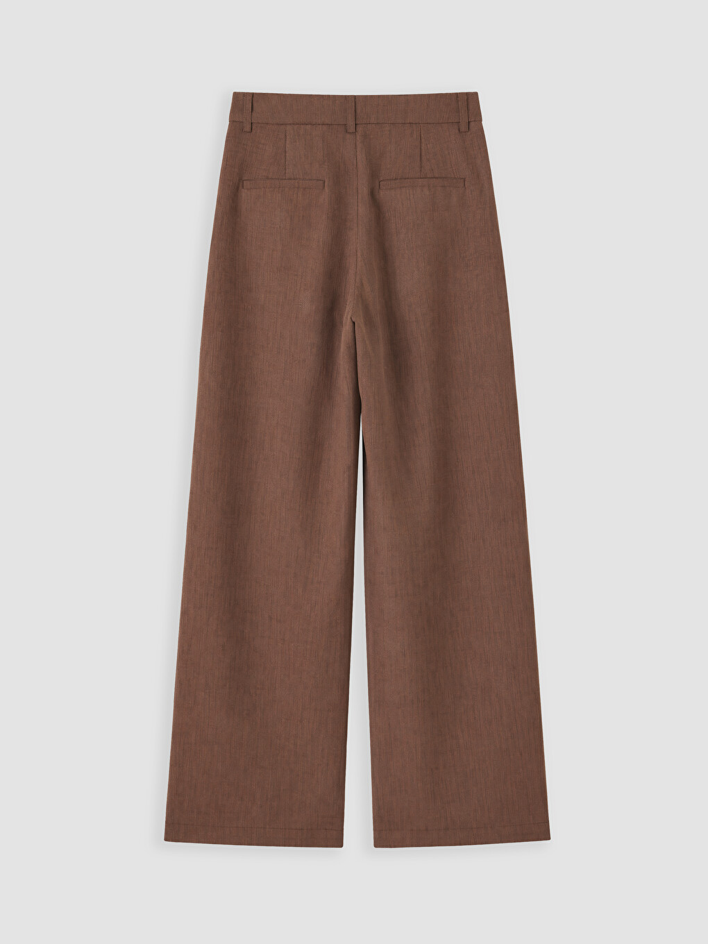 Woman Brown Tailored Trousers-6