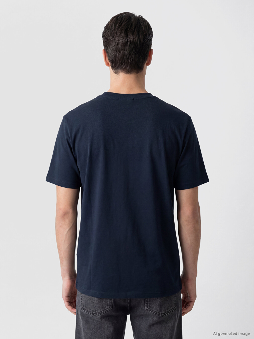 Crew Neck Men's T-shirt-3