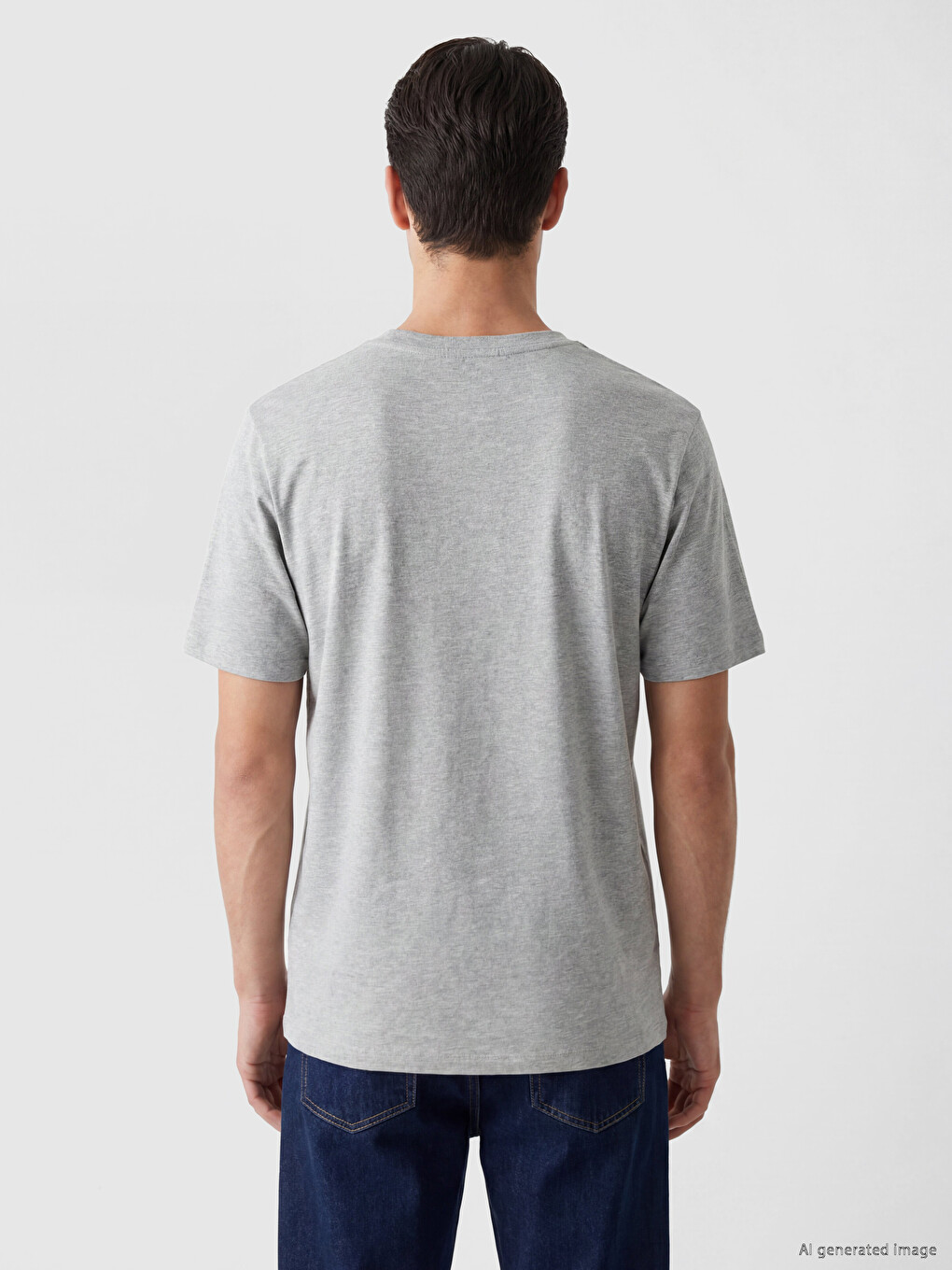 T-shirt Gris Homme-3