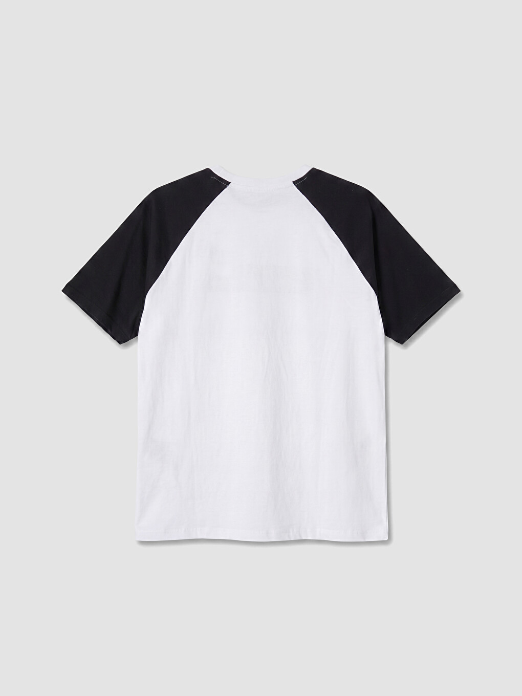 Beyaz Mısır Baskılı Oversize Kadın Spor Tişört-2
