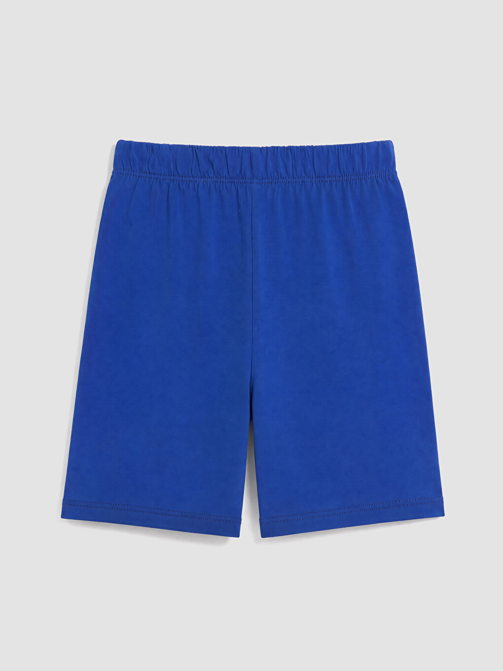 Mavi Baskılı Erkek Çocuk PijaMA Şort 2'li-3