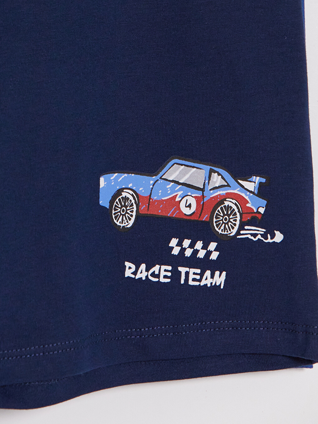 Lacivert Baskılı Erkek Çocuk Pijama Alt 2'li-2
