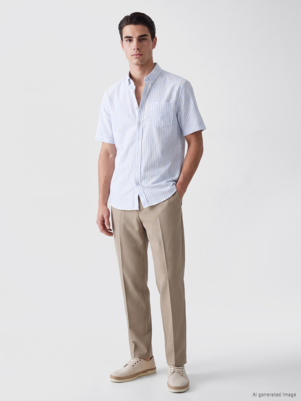 Man Blue Shirt-1