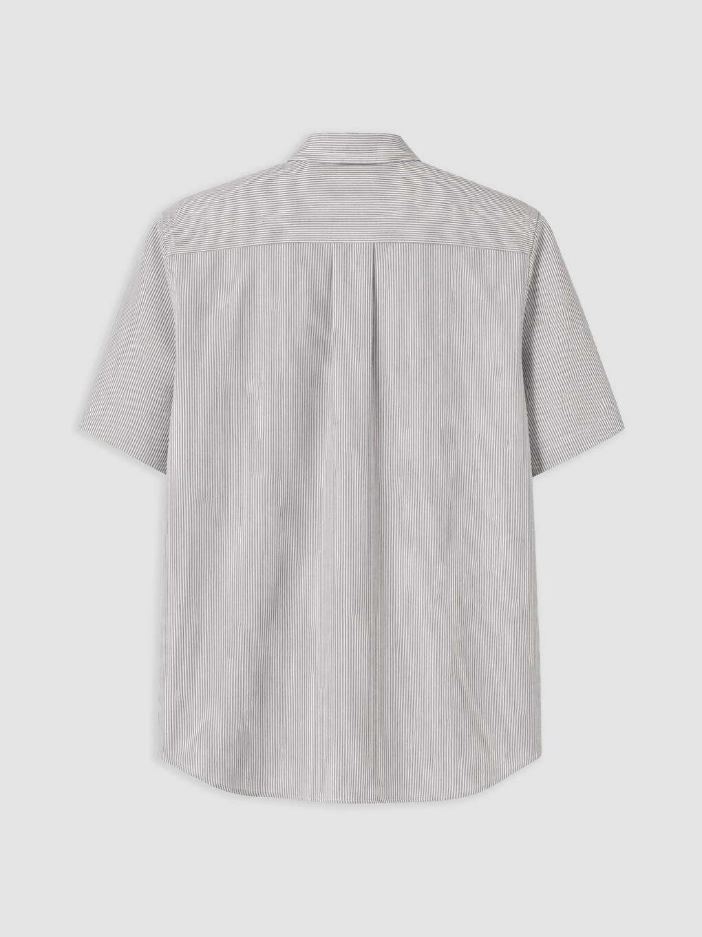Standard Fit Striped Oxford Men's Shirt-4