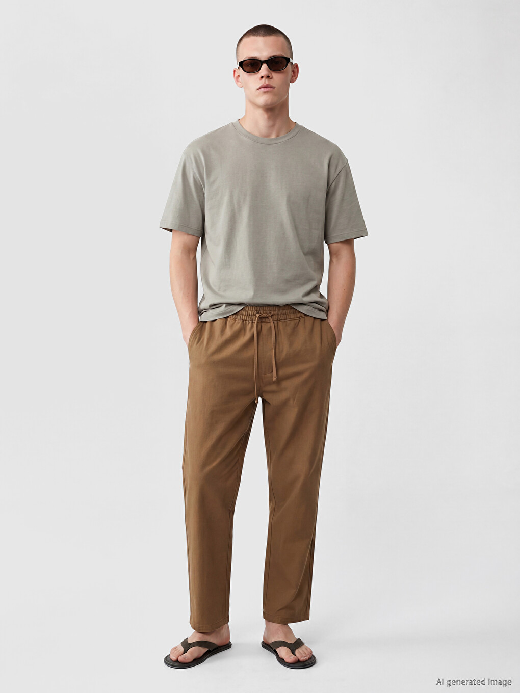 Regular Fit muške pantalone-1