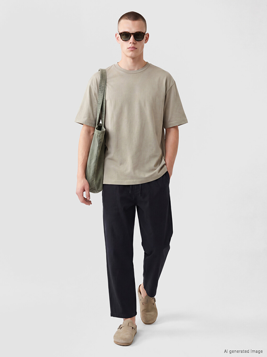 Regular Fit muške pantalone-1