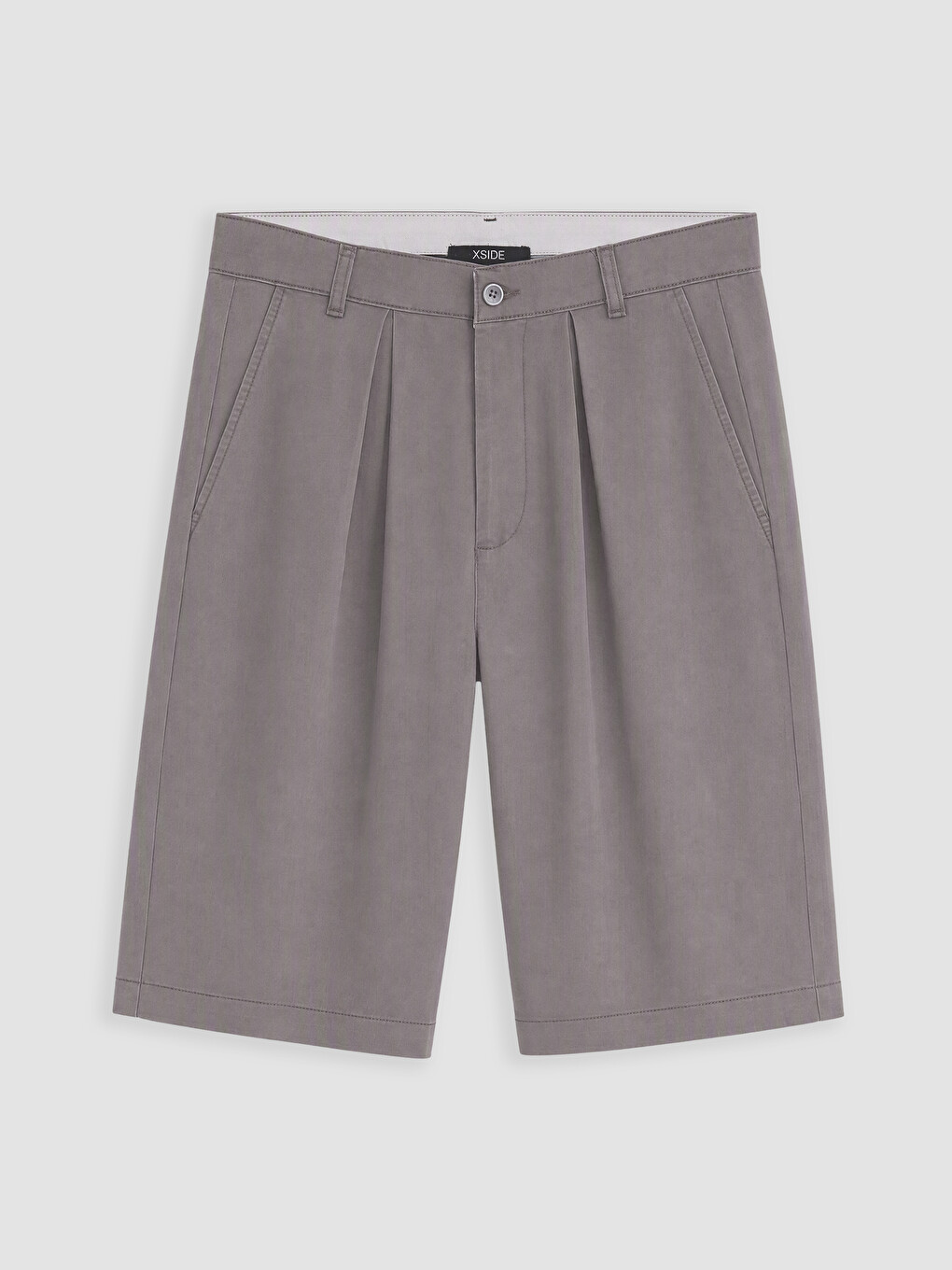 Gri Regular Fit Erkek Şort