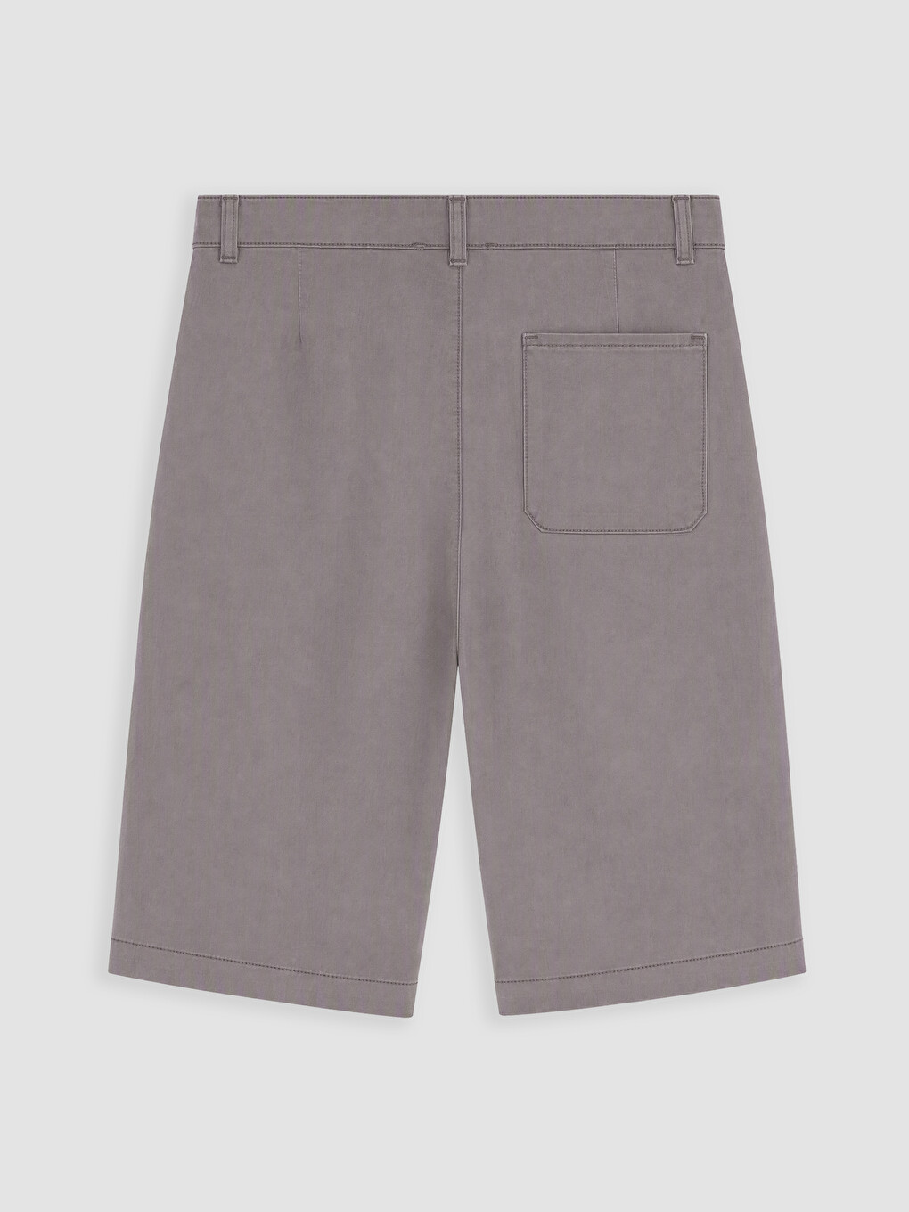 Gri Regular Fit Erkek Şort-2