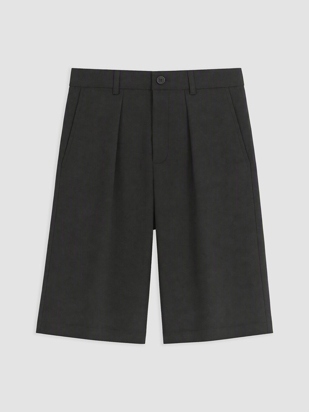 Siyah Regular Fit Erkek Şort