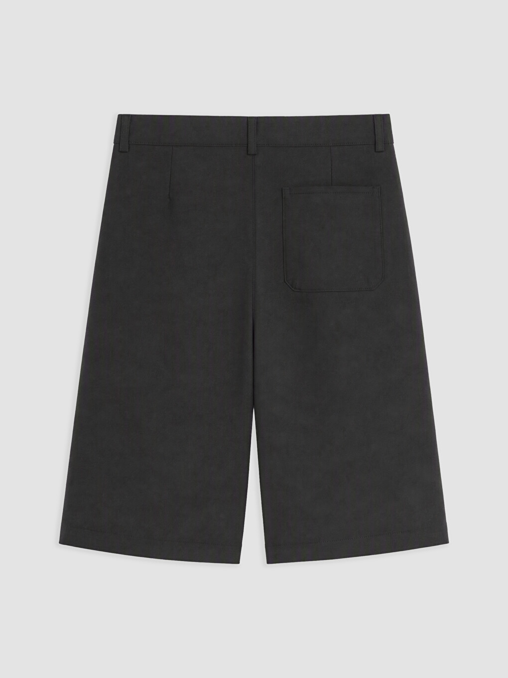 Siyah Regular Fit Erkek Şort-1