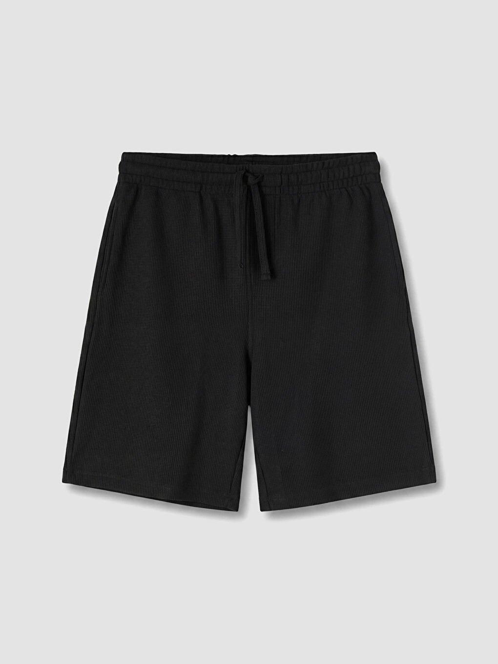 Siyah Regular Fit Erkek Şort
