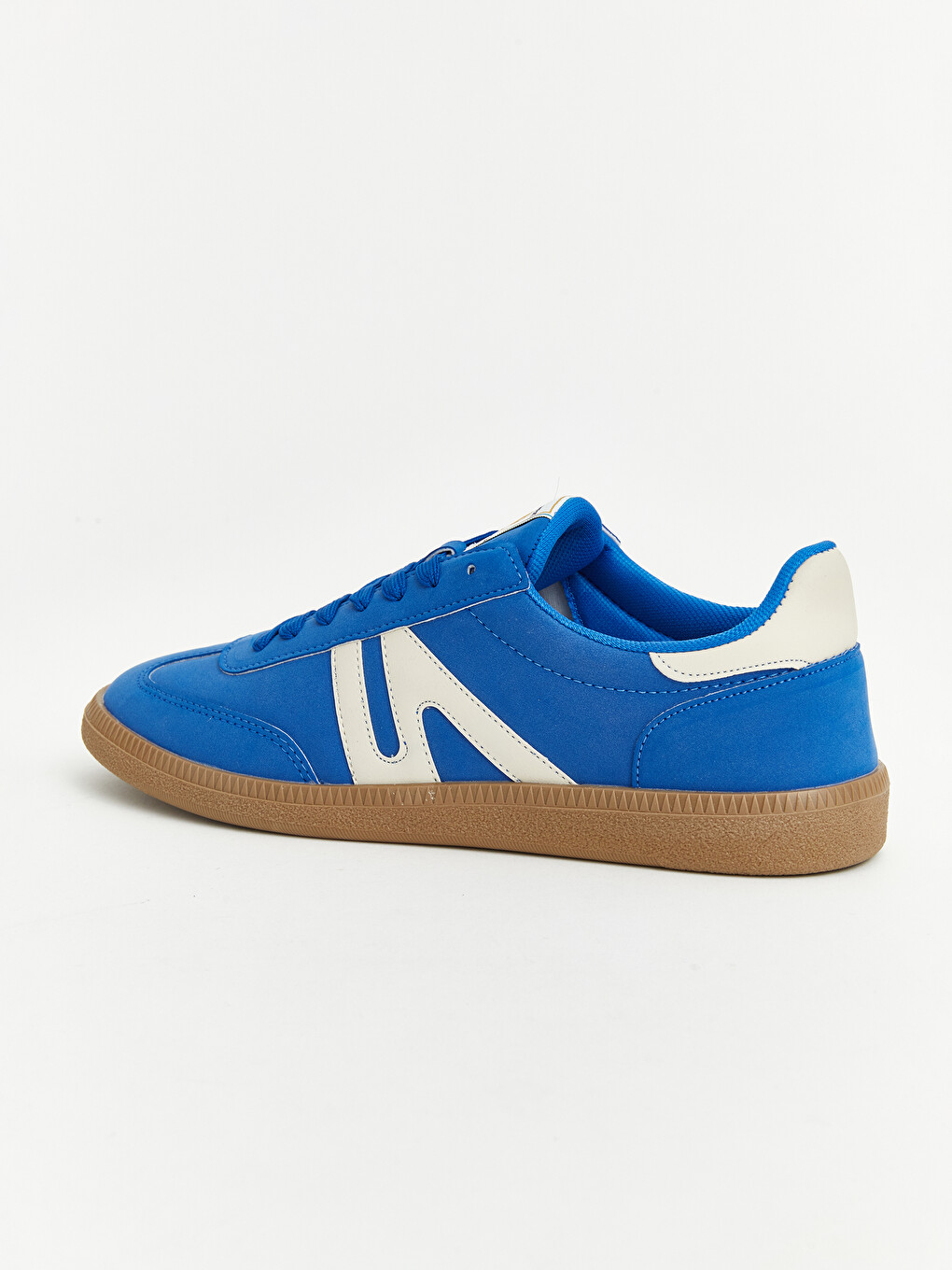 Mavi Süet Görünümlü Erkek Sneaker-1