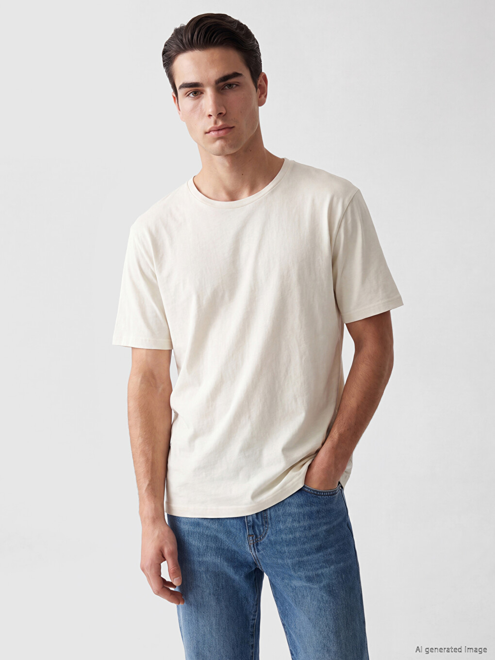 Crew Neck Jersey Men's T-shirt