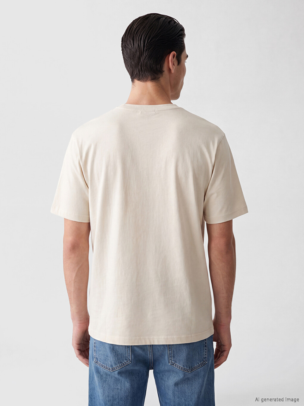 Crew Neck Jersey Men's T-shirt-2