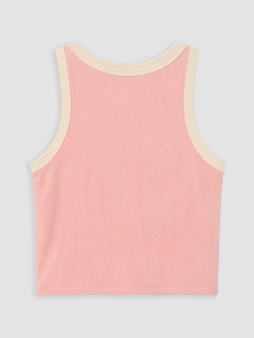 Pembe Bisiklet Yaka Capyfun Baskılı Kız Çocuk Atlet-2