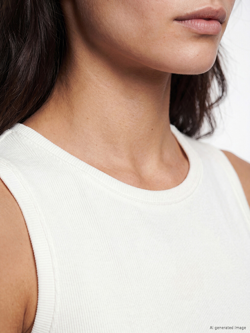 Crew Neck Lace Detailed Blouse-2